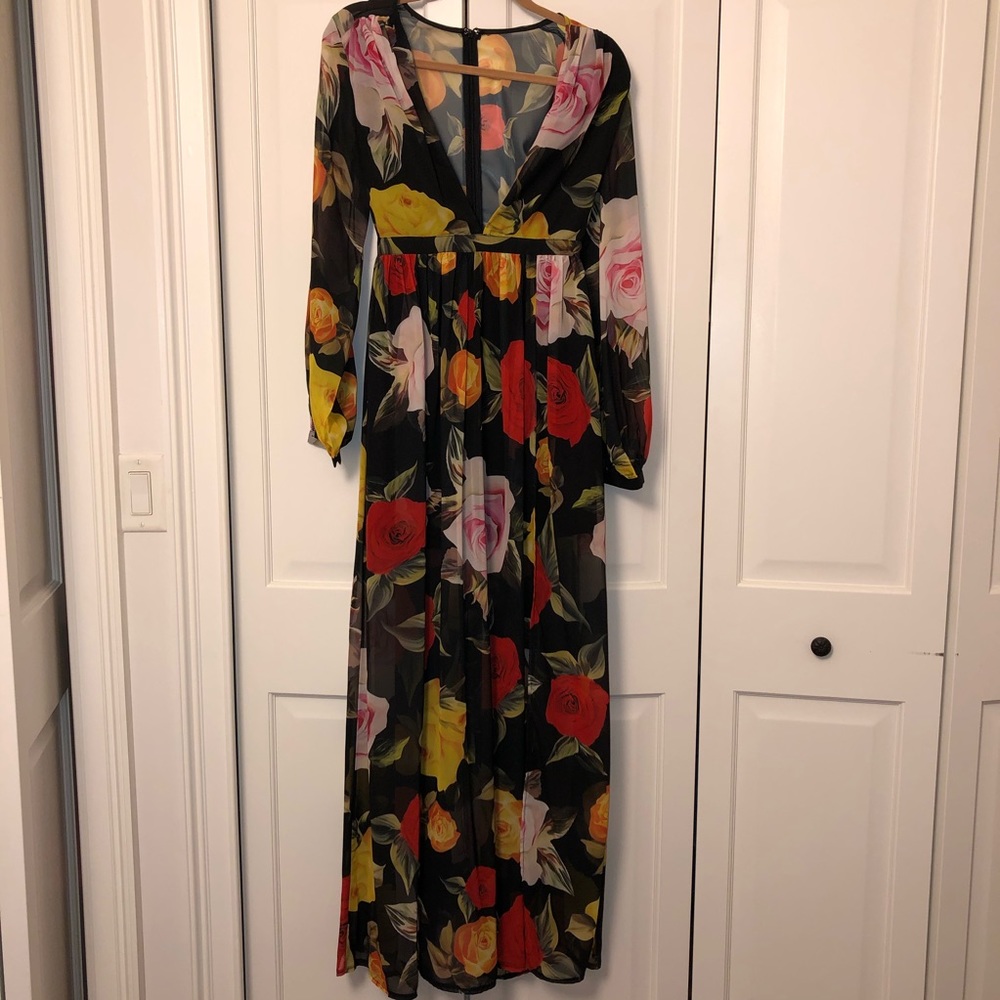 Floral maxi dress